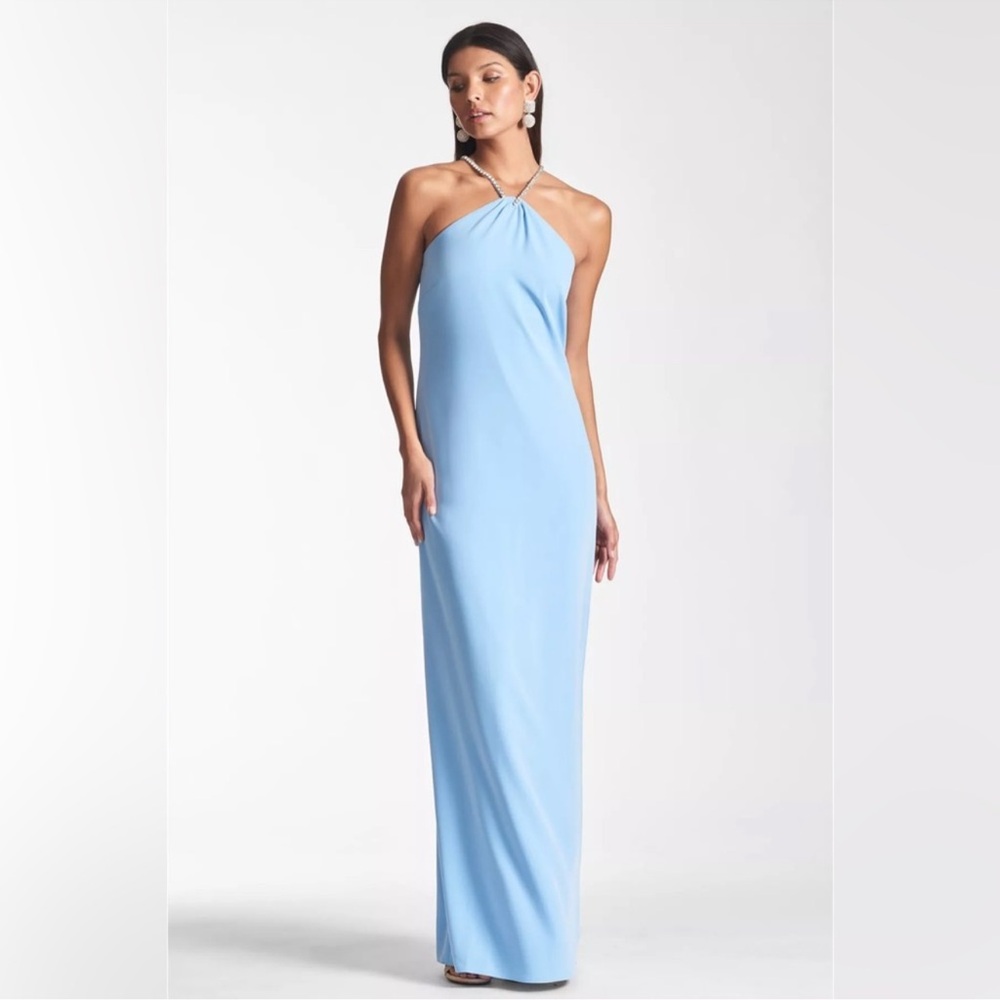 ⭐️NWT Sachin & Bobi Maxi Gown Light Blue size 8⭐️